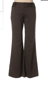 Brown ladies slacks The Limited flare leg size 10